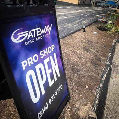 Gateway Pro Shop is open M-F.