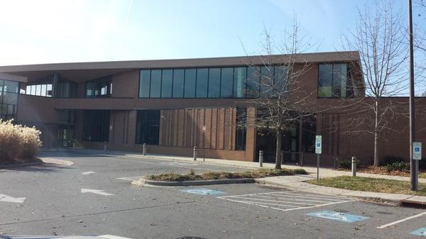 Library entrance