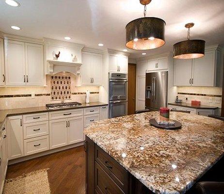 Come in and browse our lovely custom marble and granite kitchen countertops!