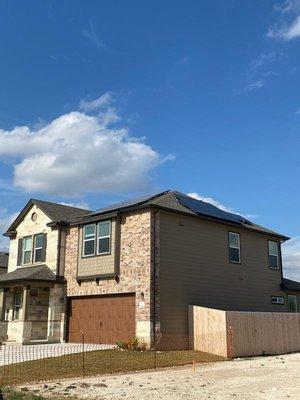 New Install - Pflugerville TX  11/14/2020 1 Roof at the time! Thanks Sheikh Family!