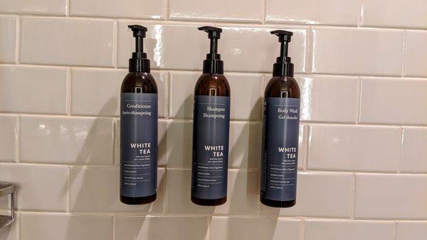 Free Shampoo, Conditioner and Body Wash