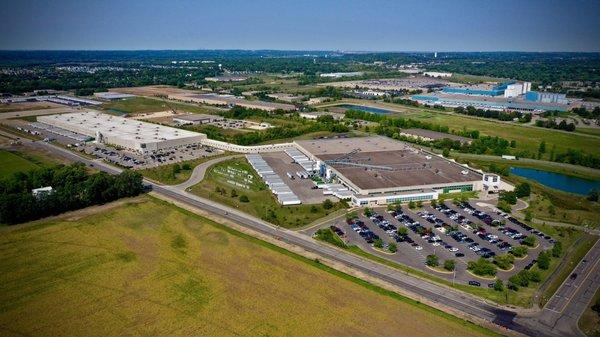 Renewal by Andersen window company manufacturing plant in Cottage Grove, MN.