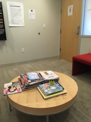 Waiting area is very clean