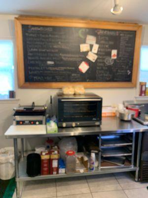 Sandwiches and coffee/beverage options