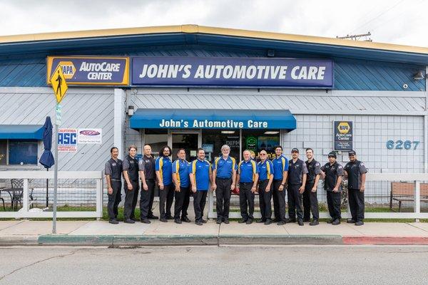 Some of the smiling faces that work hard to keep your vehicle driving down the road