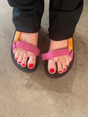 A regular pedi I had to get done for work