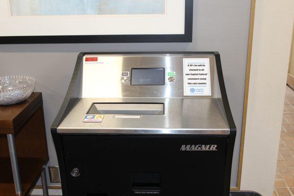 Branch's coin machine.