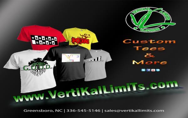 Vertikal Limits Custom Screen Printing