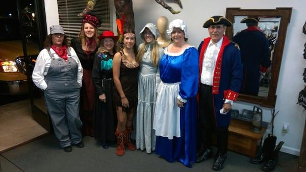 Here is a sampling of wild west and colonial costumes as seen in Good Day Sacramento.