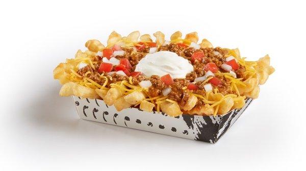 Deluxe Chili Cheddar Fries