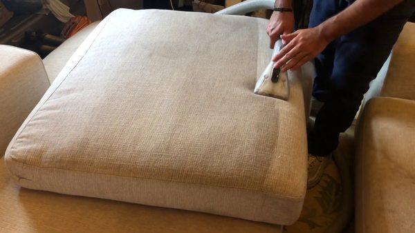 Upholstery cleaning and deodorizing