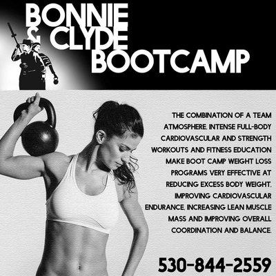 New bootcamp starting up aug 7th. Tuesday and Thursday classes. 9am and 7pm