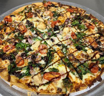 Greek Chicken pizza