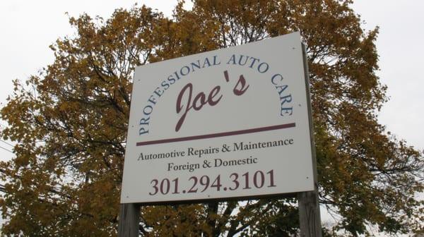 Joe's Professional Auto Care