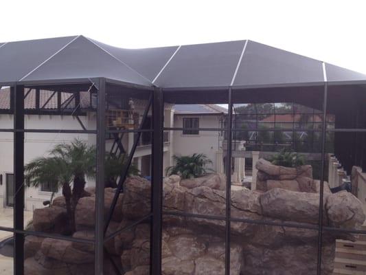 Custom 2 story Pool Enclosure