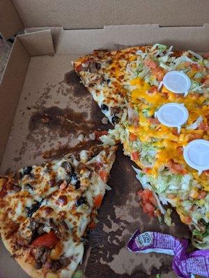 Taco/combo pizza