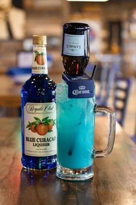 Blue Champagne Margarita