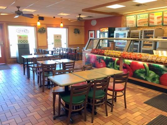 Counter and Dining Area