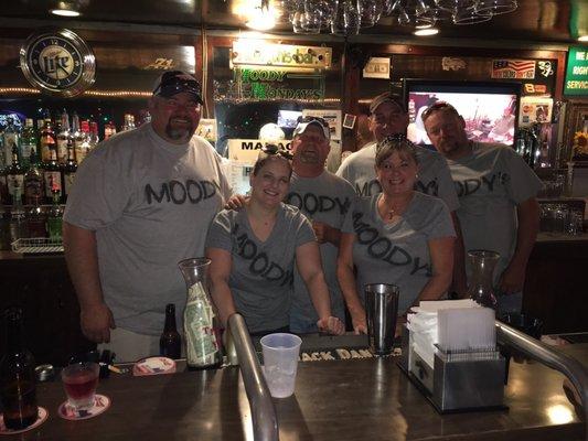 Moody Monday's team for the  2016 Whistlestop Cornhole Tournament