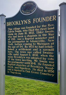 Historical Marker in Brooklyn