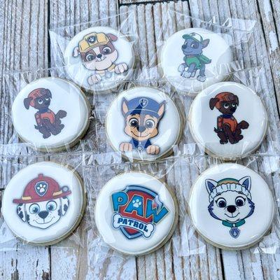 Paw Patrol Decorated Cookies