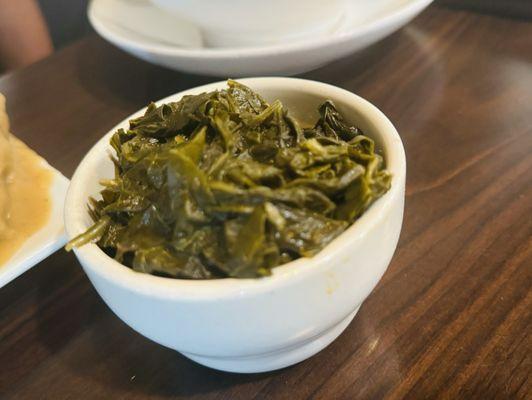 Side of collards with turkey