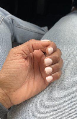 Powder mani (color 1051) done by May.