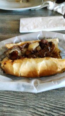 Beef steak hoagie