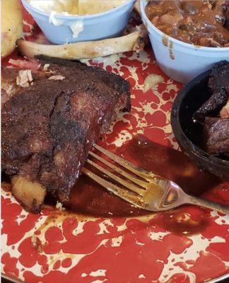 Ribs and Burnt ends Platter