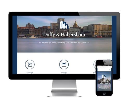 Duffy & Habersham Desktop and Mobile Website Design.