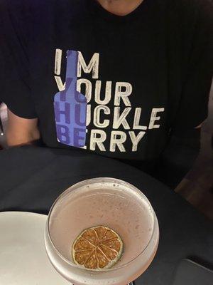 A Huckleberry martini