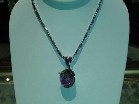 14kt. White Gold Ametrine Custom Made Pendant.