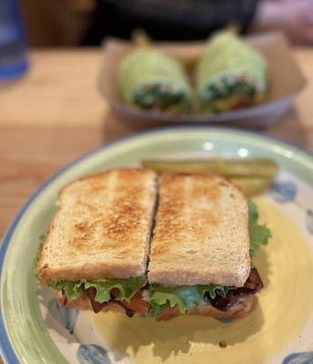 BLT (background-Crater Veggie Wrap (Vegan)