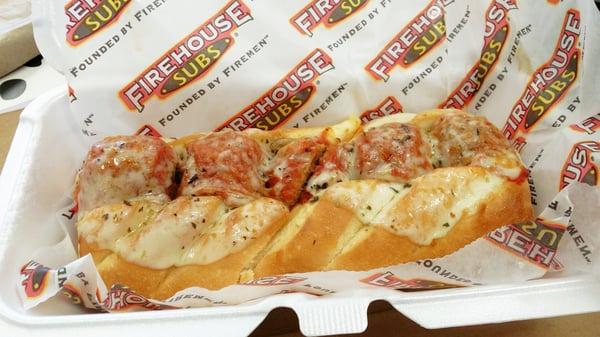 The famous meatball sub live and real.