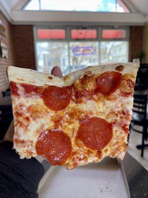 The top part of Half, of Half a Slice