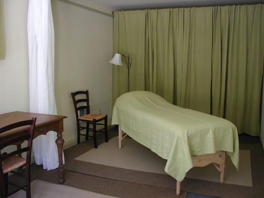 Private treatment rooms where healing work happens.