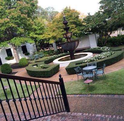 The courtyard by the clubhouse where they have outdoor weddings. gorgeous.