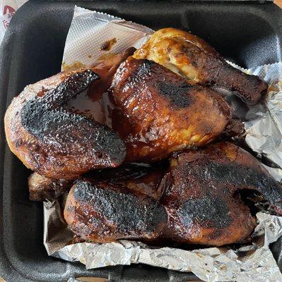 Whole bbq chicken