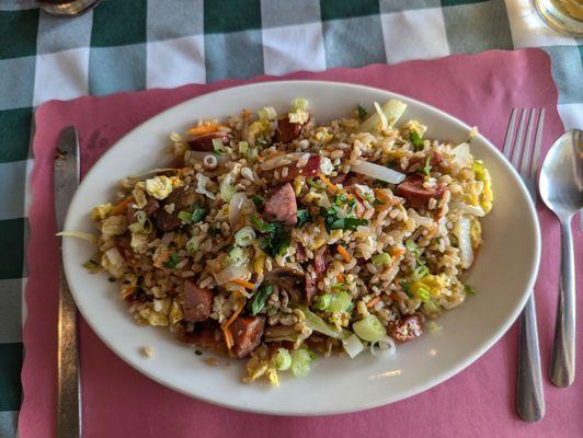 Loaded griddle rice