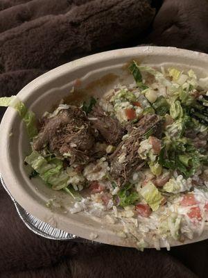 This is my burrito bowl.