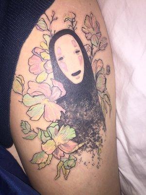 No Face tattoo by Paul