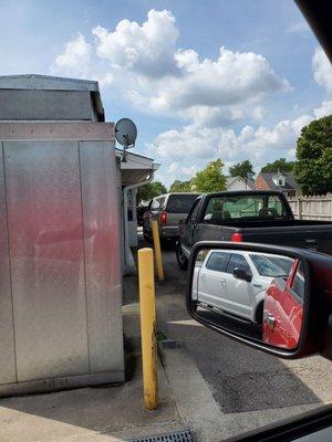 Waiting at the drive thru