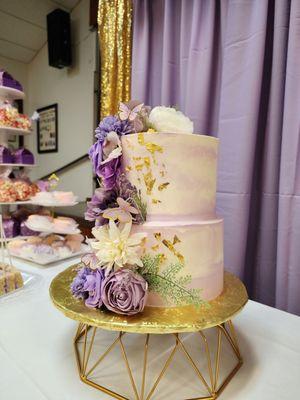 Pastry Heaven created this beautiful masterpiece of a delicious cake for a baby shower. This cake was stunning!