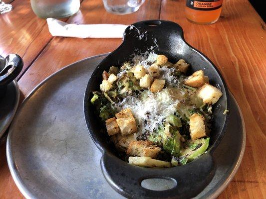 Warm Brussel Sprout Caesar $11.00