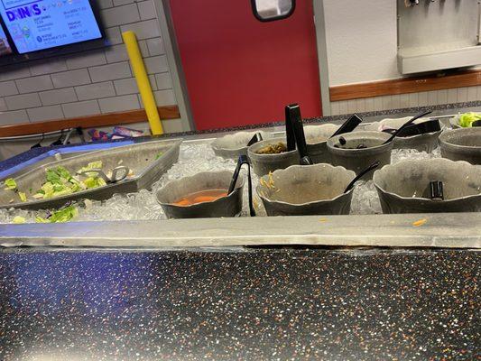 They charge it for the salad bar and is nothing in the salad bar not even the lettuce