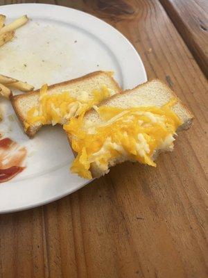 Not good grilled cheese