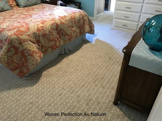 We love the look of a well placed pattern carpet. Have fun with your carpet choices!