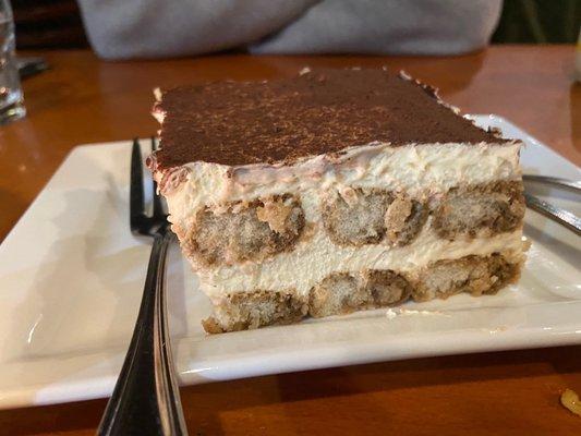 Homemade Tiramisu ($8 for a huge piece)!