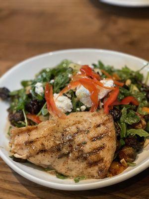 grilled salmon harvest bowl