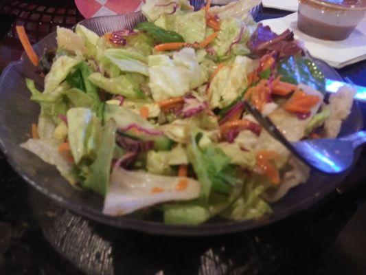 Salad after tossing